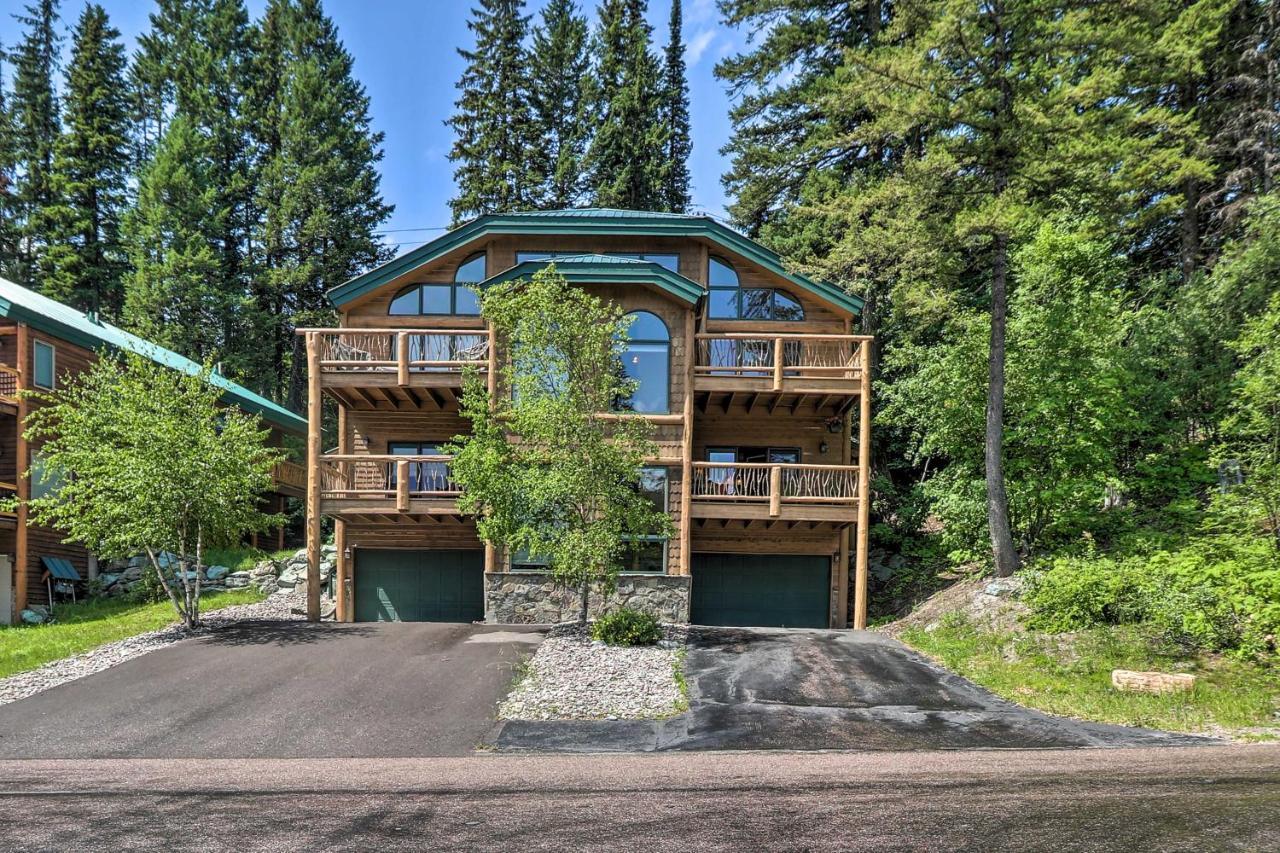 Rustic Home On Whitefish Mountain, Near Ski Run! Extérieur photo