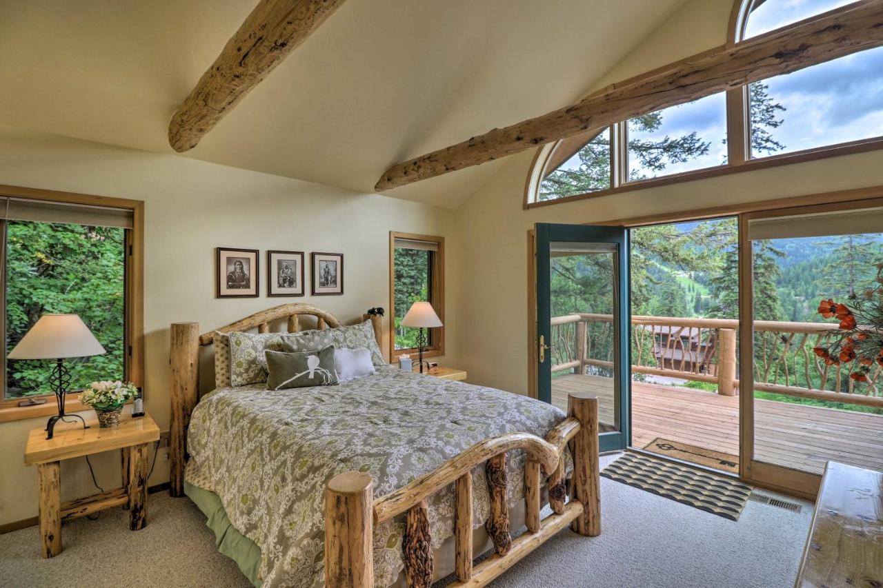 Rustic Home On Whitefish Mountain, Near Ski Run! Extérieur photo
