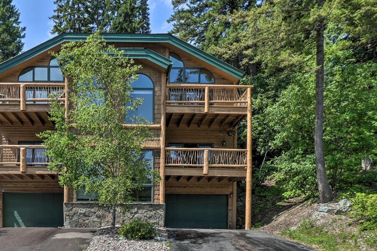 Rustic Home On Whitefish Mountain, Near Ski Run! Extérieur photo